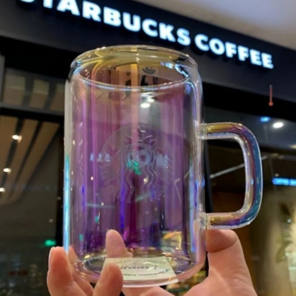 Starbucks Iridescent Mug w/ Spoon